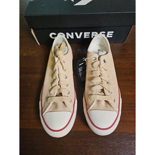 Converse Ctas Ox Sneakers Mens 8 Woman 10 Coastal Dune Suede Low Top A14811c